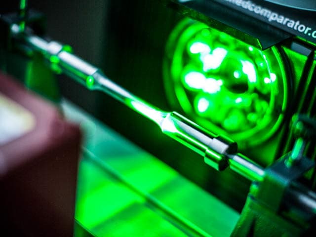 Dimensional Inspection - metrology optical comparator